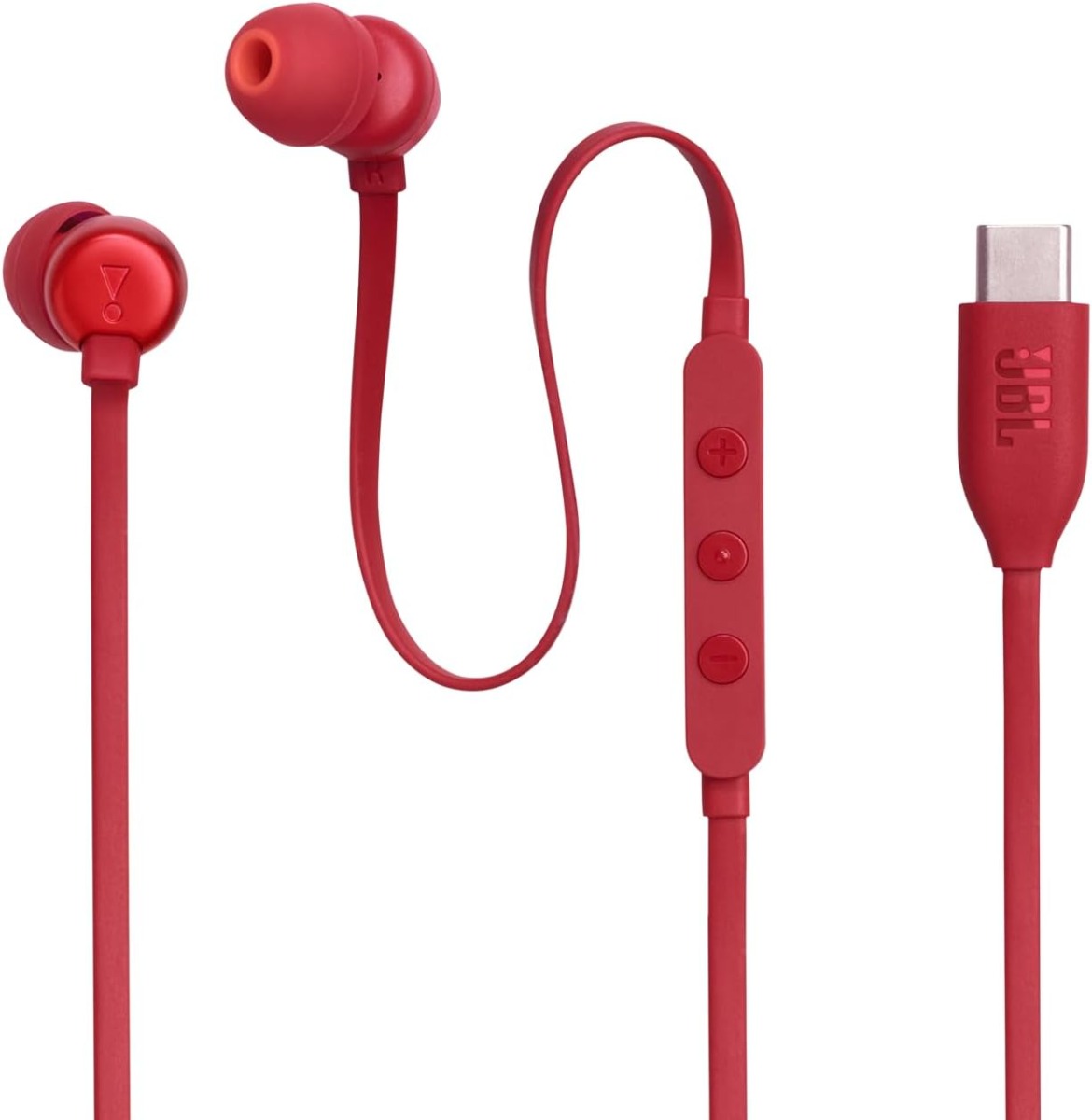 

JBL TUNE 310C USB-C Wired Hi-Res In-Ear Headphones| Red