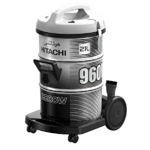 Hitachi 2200watts Drum Vacuum Cleaner - CV960F24, Platinum Gray Color