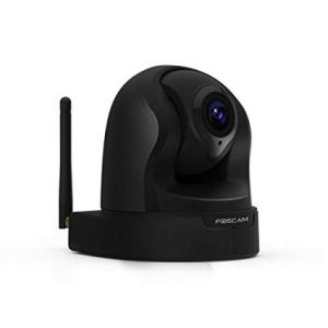 Foscam wireless 720p indoor ip camera 3x optical zoom, black