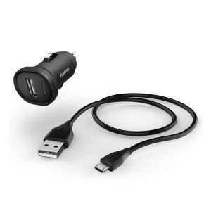 Hama Picco Charger 12 V Incl. USB Charging Cable For Micro Usb