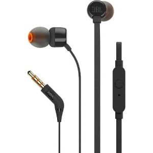 JBL T110 Wired in-Ear Headphone , Black Color