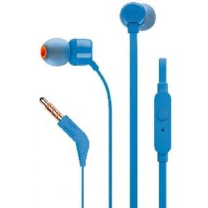 JBL T110 Wired in-Ear Headphone , Blue Color