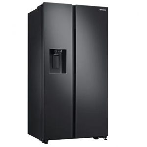 Samsung 640Ltr Side By Side Refrigerator Mono Cooling Metal Cooling Ice Water Dispenser- RS64R5331B4, Black Color