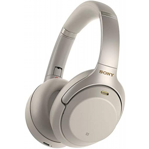 Sony On-ear Wireless Headphone with Noise Cancelation WH-1000XM4, Silver