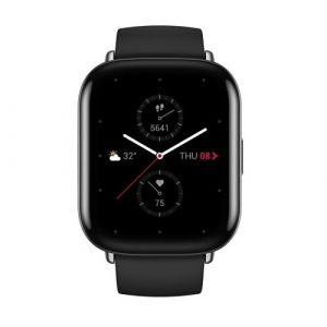 Zepp E Square Smart Watch A1958 | Rubber Strap | Onyx Black
