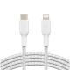 Belkin BOOST CHARGE Lightning to USB-C CableBraided 2M White | Fast charging | Durable | Lightning connector | White