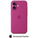 Apple iPhone 16 Silicon Case | With MagSafe | Fuchsia Color | MYY53ZM/A