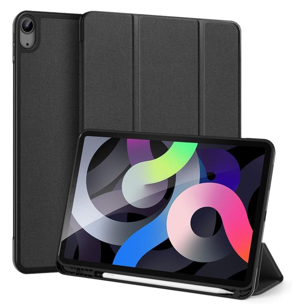 Dux Ducis Series Case Designed for Apple iPad Air 6 11 - iPad Air | Tri-fold Dual Stand PU Leather Cover With Pencil Holder | Auto Sleep/Wake | Mul...