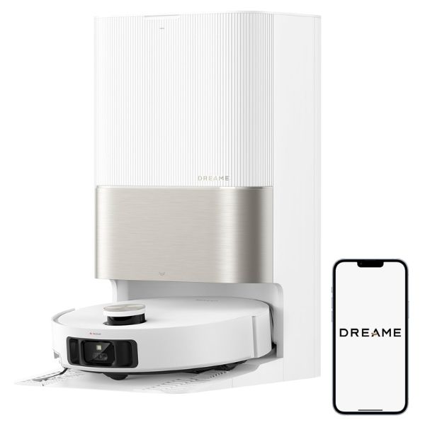 Dreame X50 Ultra Complete Robot Vacuum and Mop with Self-Cleaning| Liftable LDS| Clean under Low Furniture| Cross Barriers Up to 6cm| AI Camera| Up...